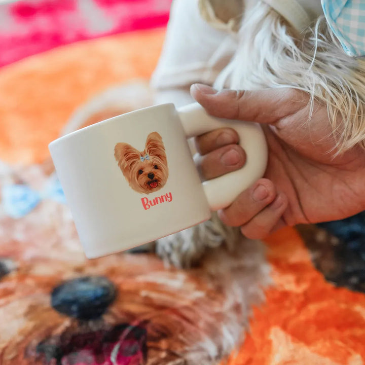 Custom Pet Chubby Coffee Mug - Birthday - Petsonalise