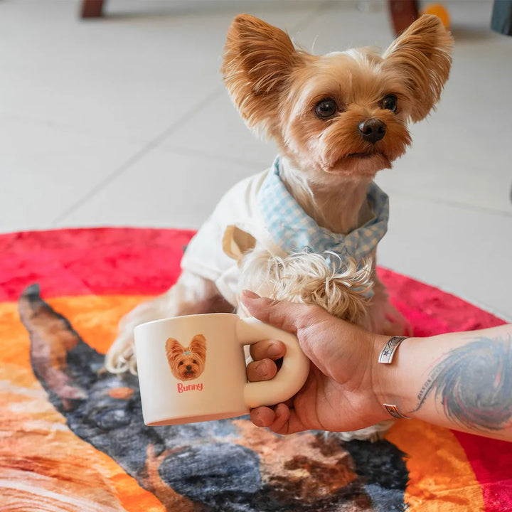 Custom Pet Chubby Coffee Mug - Birthday - Petsonalise