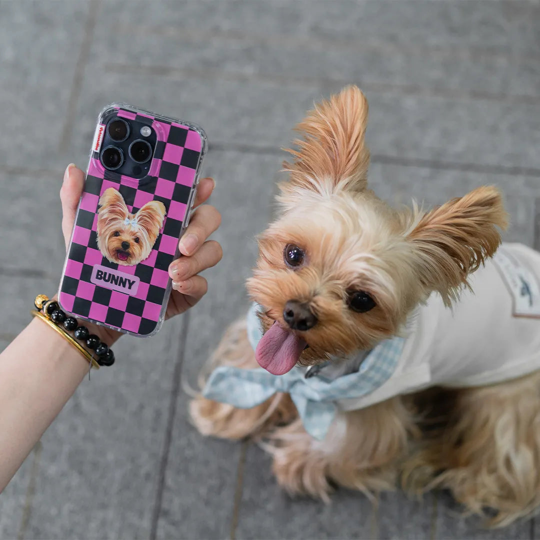 Custom Pet Phone Case for iPhone - Lattice - Petsonalise