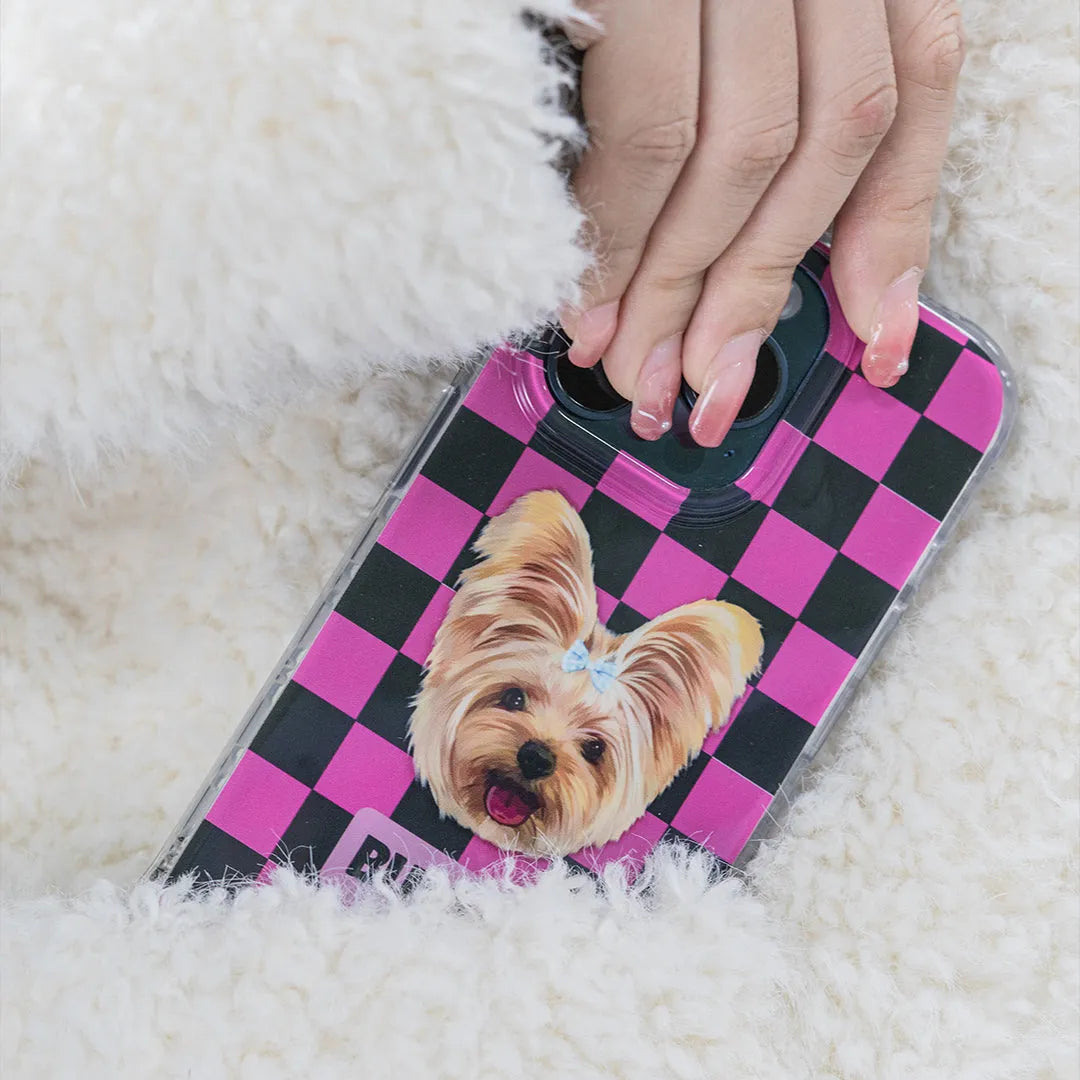 Custom Pet Phone Case for iPhone - Lattice - Petsonalise