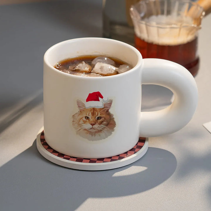 Custom Pet Chubby Coffee Mug - X'mas - Petsonalise