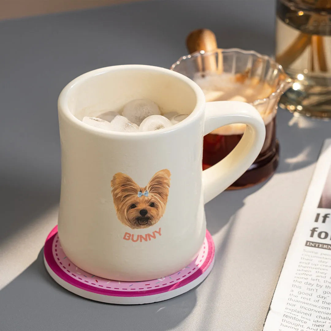 Custom Pet Ceramic Diner Coffee Mug- Classic - Petsonalise
