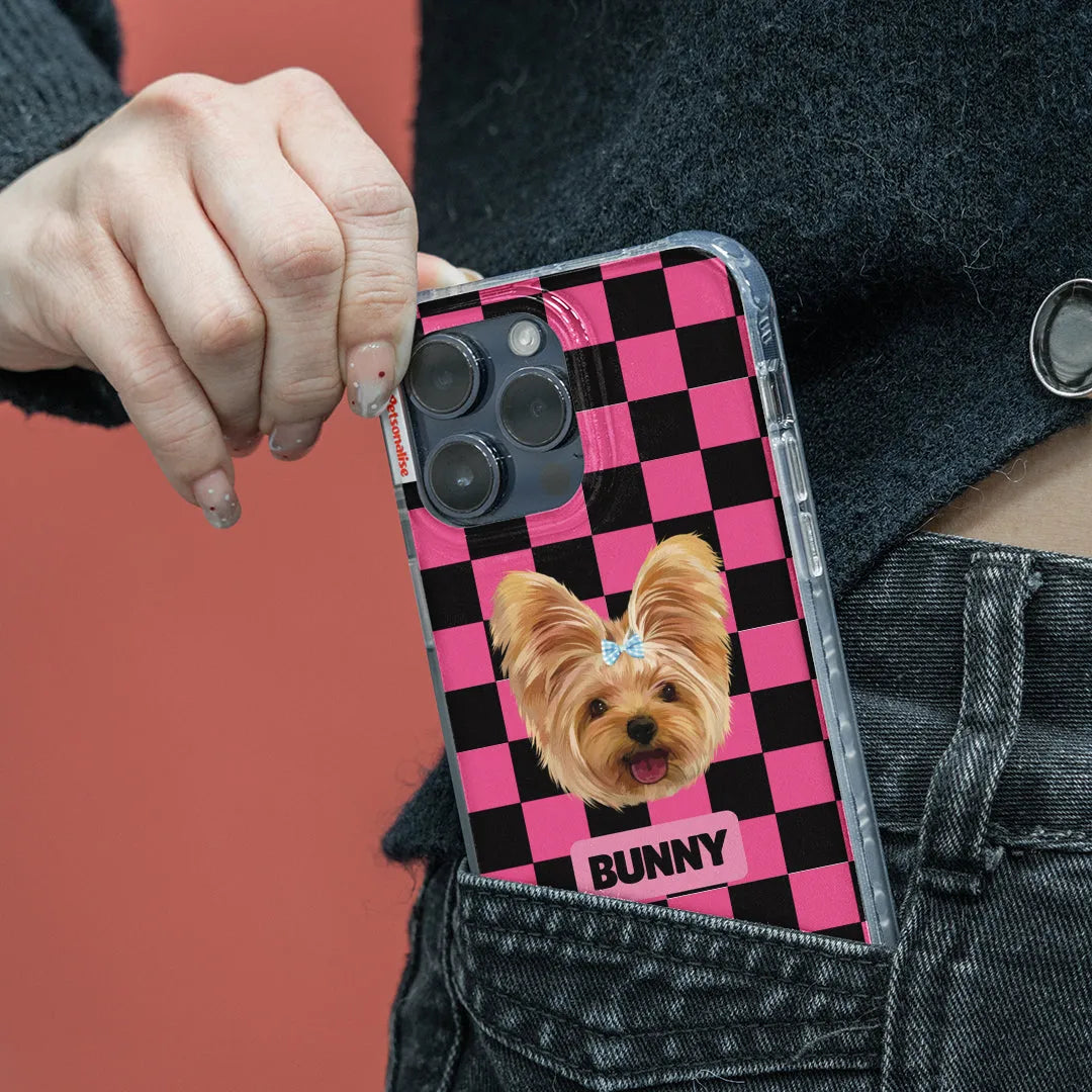 Custom Pet Phone Case for iPhone - Lattice - Petsonalise