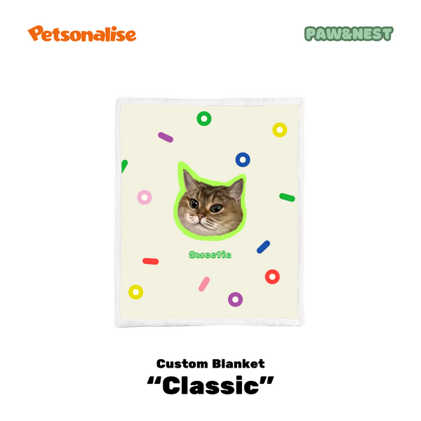 Custom Pet Blanket - Classic Collection