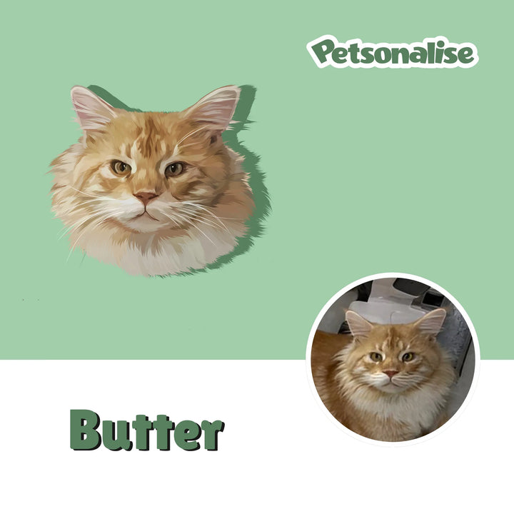 Digital Hand-Drawn Pet Portraits - Petsonalise