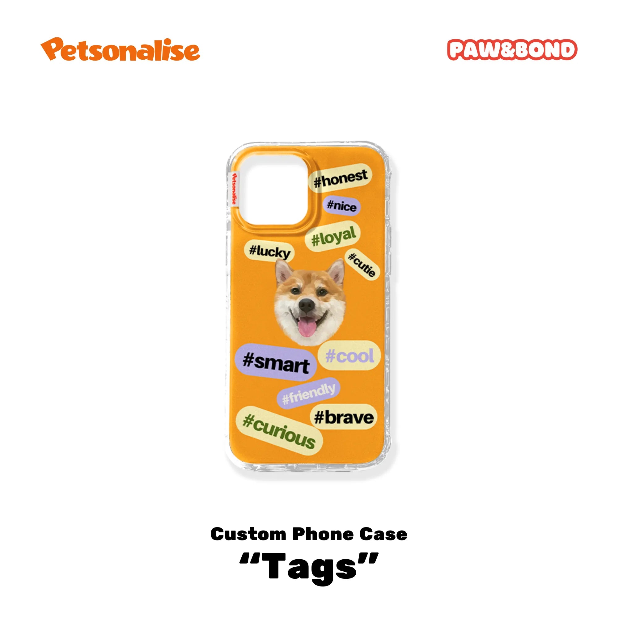 Custom Pet Phone Case for iPhone - Tags - Petsonalise