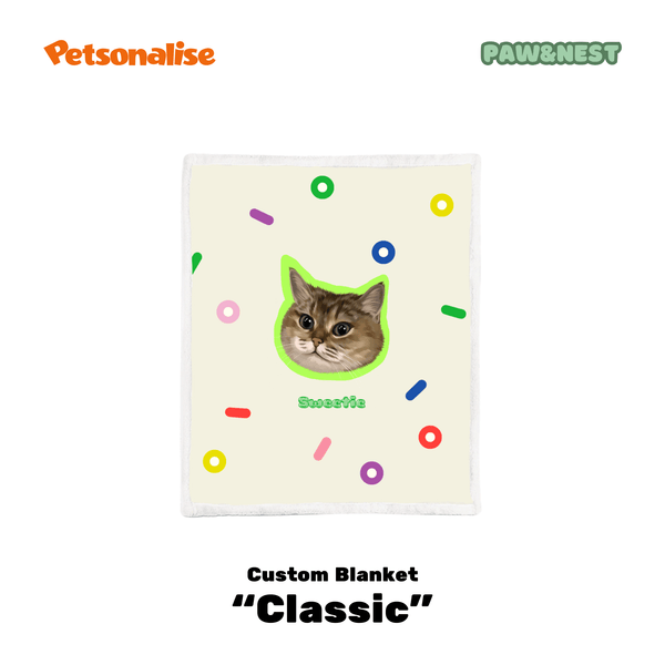 Custom Pet Blanket - Classic Collection - Petsonalise
