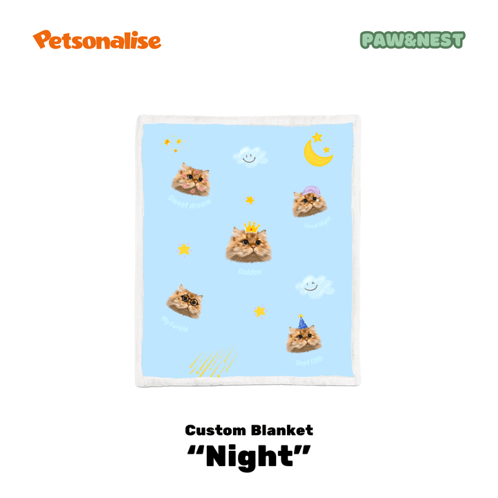Custom Pet Blanket - Classic Collection - Petsonalise