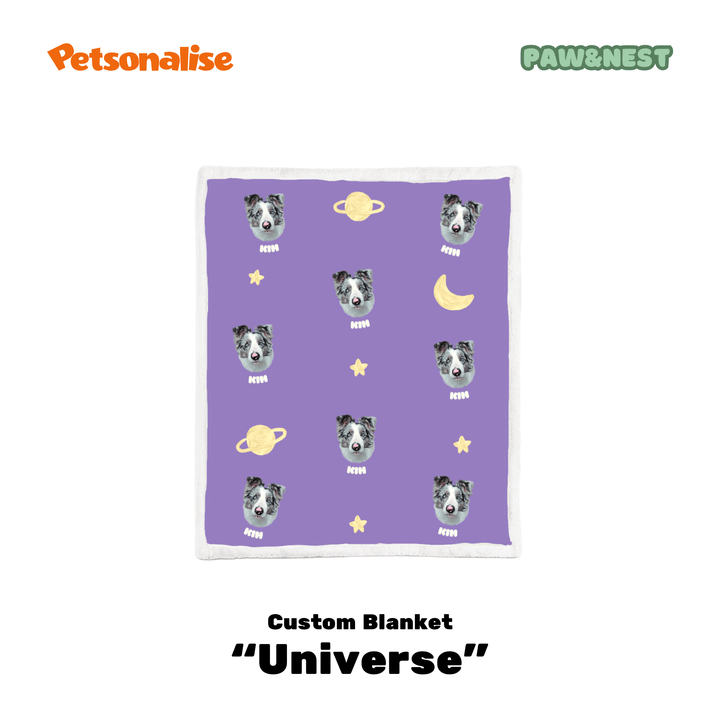 Custom Pet Blanket - Classic Collection - Petsonalise