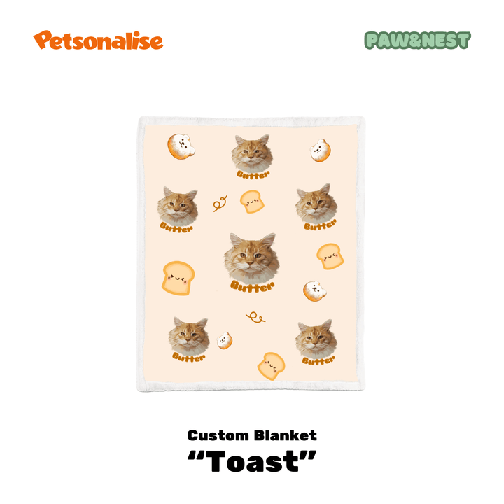 Custom Pet Blanket - Classic Collection - Petsonalise