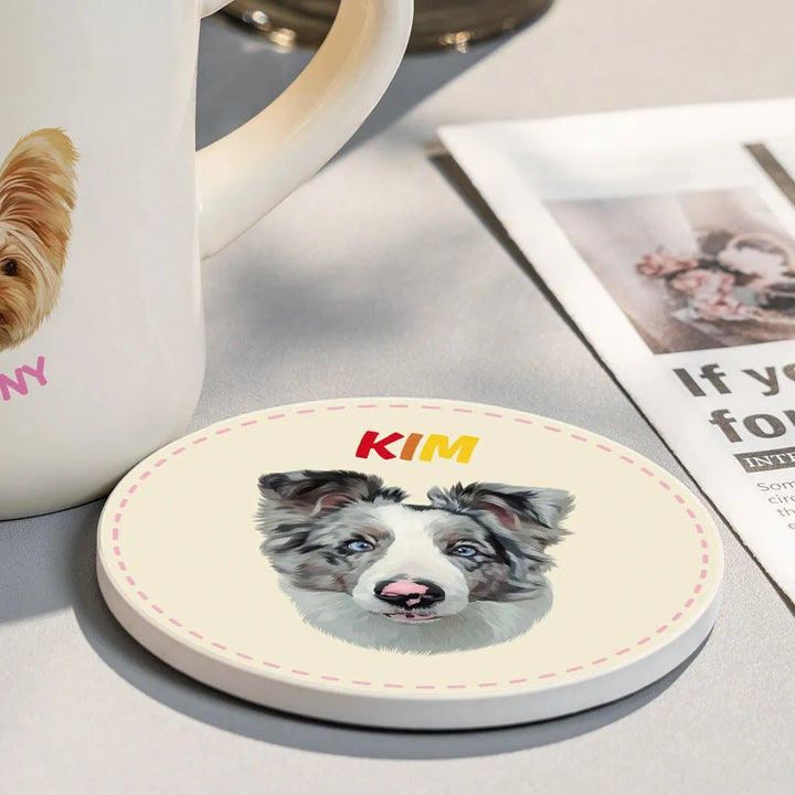 Custom Pet Coasters - Classic Collection - Petsonalise