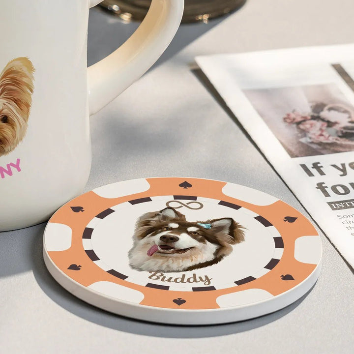Custom Pet Coasters - Classic Collection - Petsonalise
