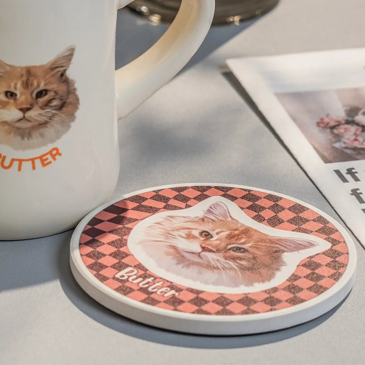 Custom Pet Coasters - Lattice - Petsonalise