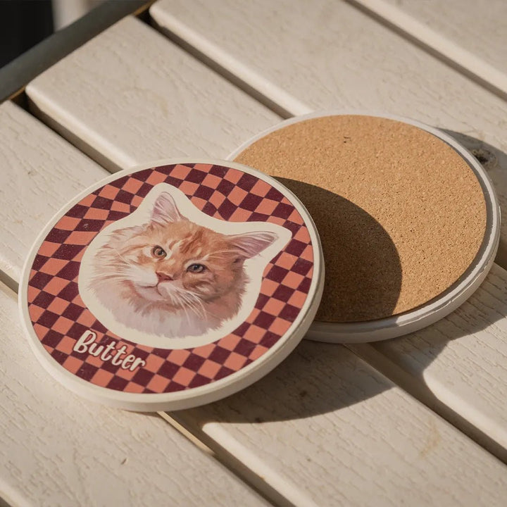 Custom Pet Coasters - Lattice - Petsonalise