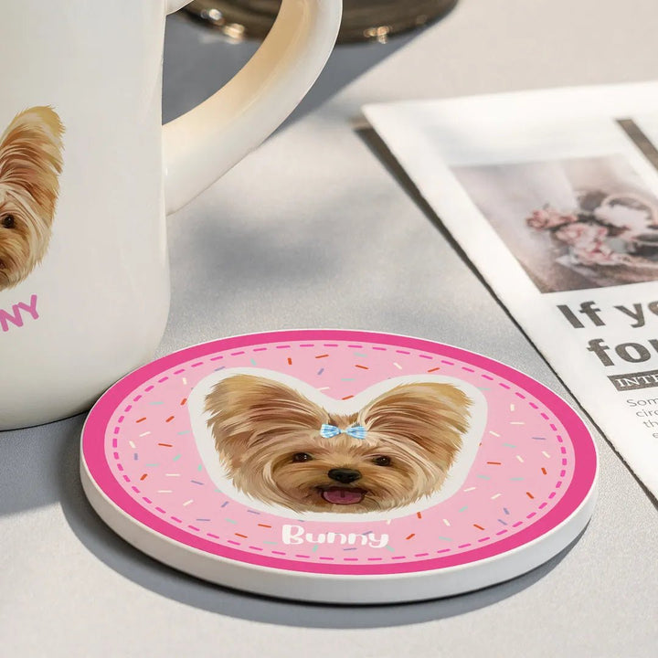 Custom Pet Coasters - Sugar - Petsonalise