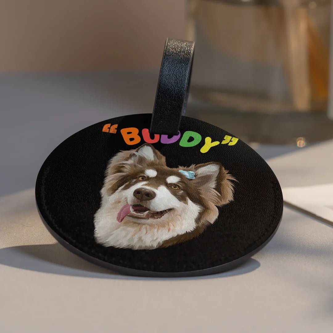 Custom Pet Luggage Tag - Classic Collection - Petsonalise