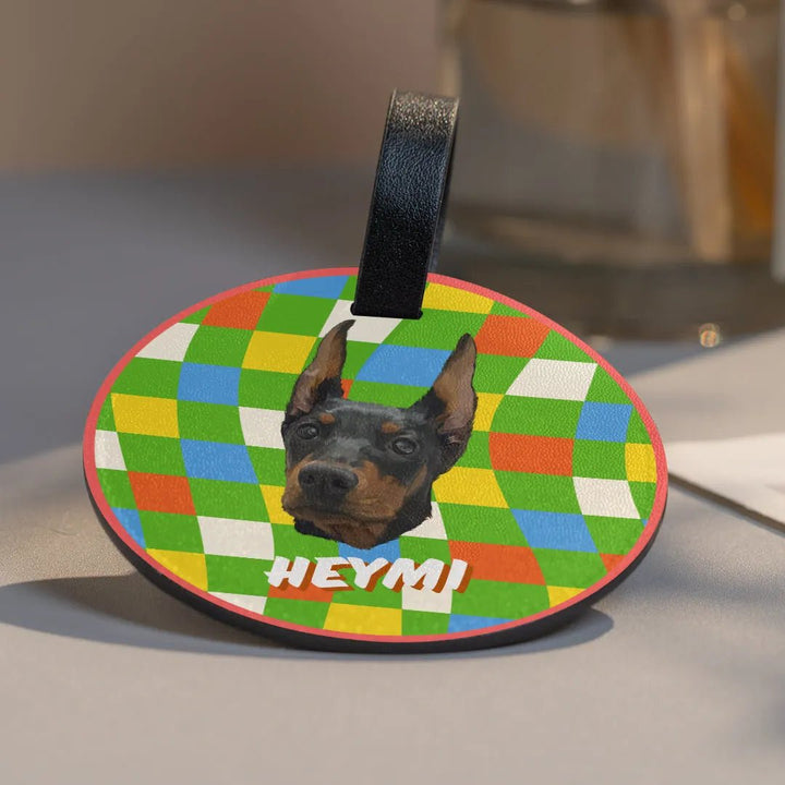 Custom Pet Luggage Tag - Lattice - Petsonalise