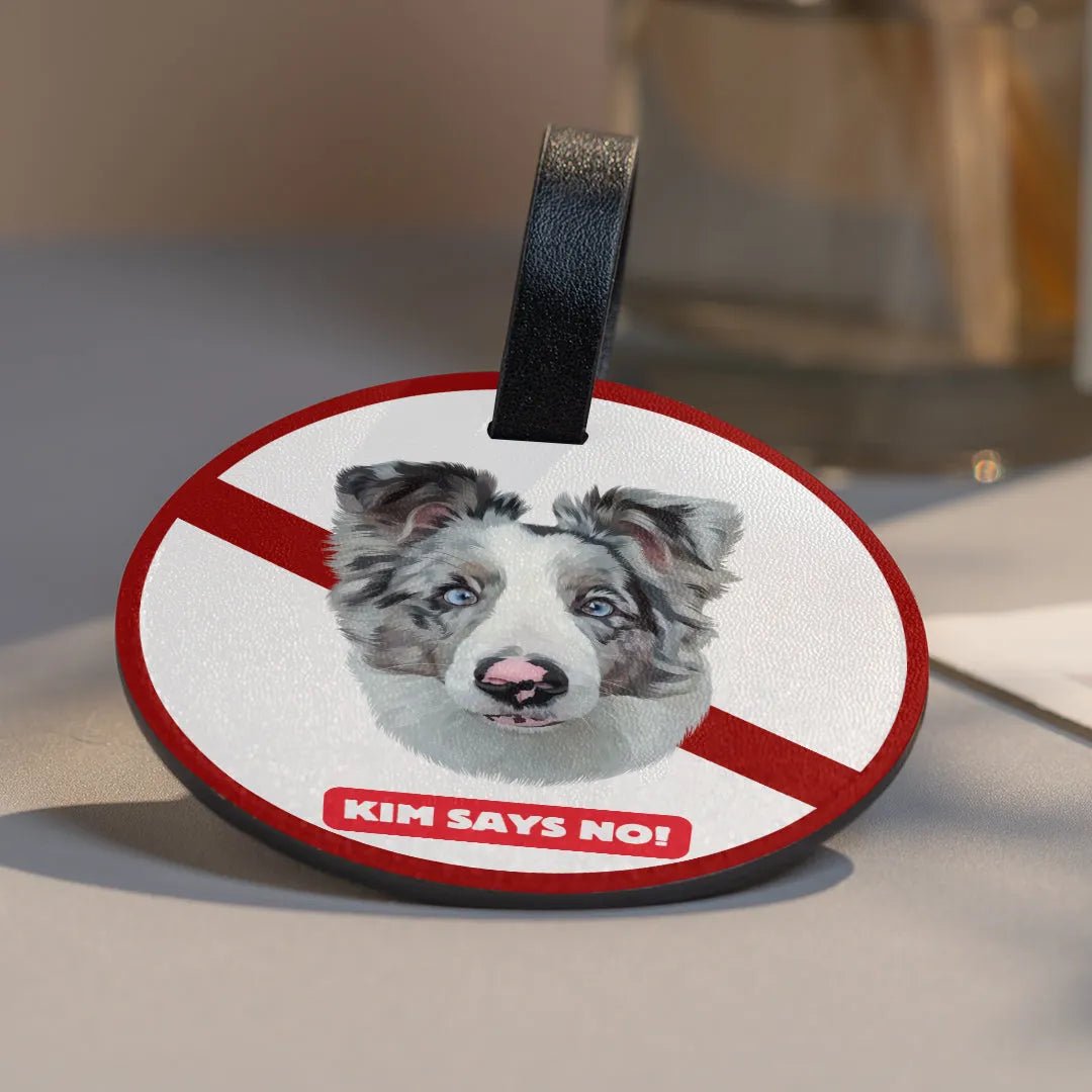 Custom Pet Luggage Tag - Stop It - Petsonalise