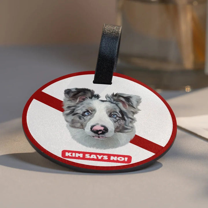 Custom Pet Luggage Tag - Stop It - Petsonalise