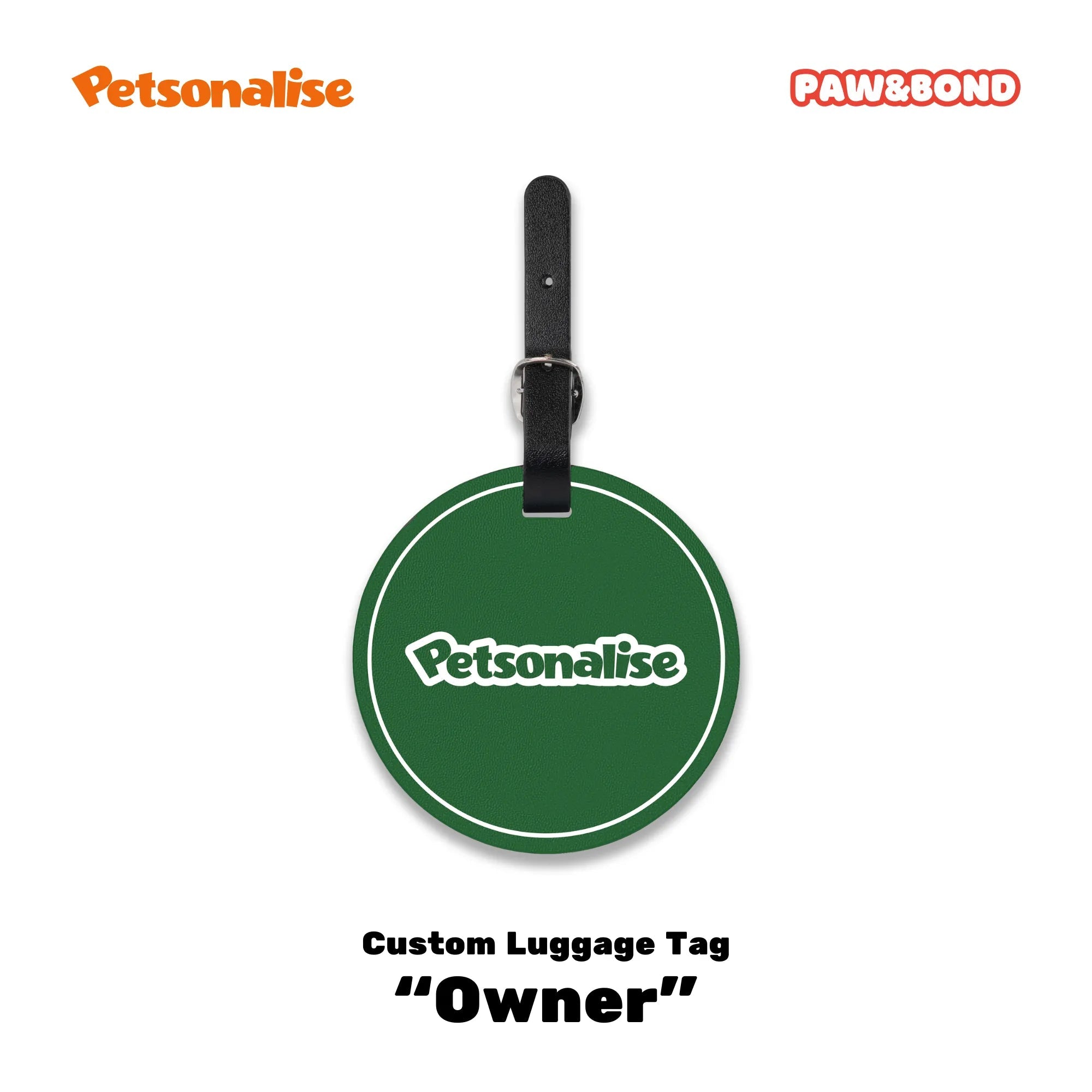 Custom Pet Luggage Tag - The Owner - Petsonalise