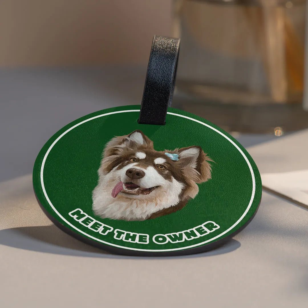 Custom Pet Luggage Tag - The Owner - Petsonalise