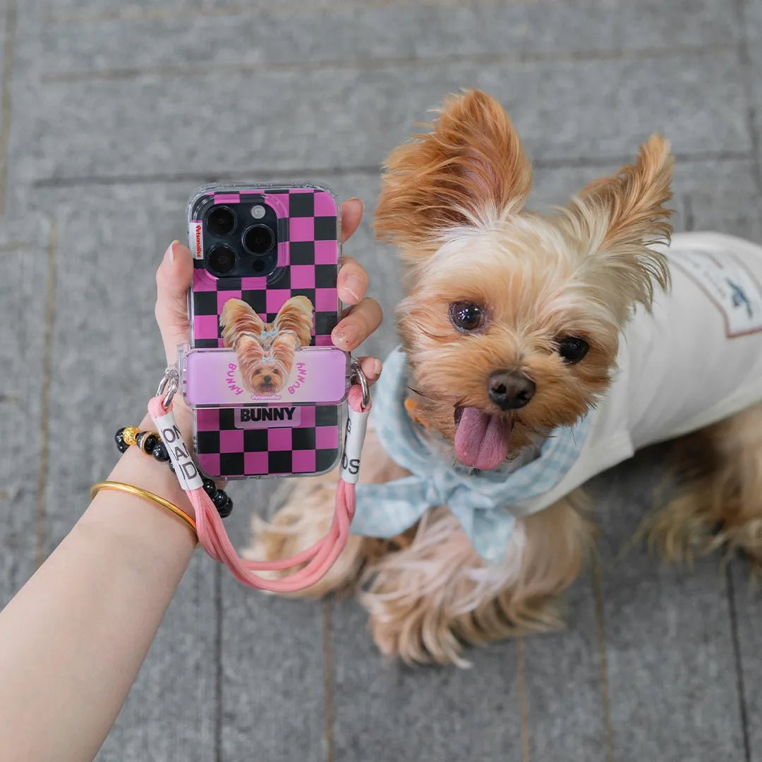 Custom Pet Phone Back Clip Lanyard - Gradient - Petsonalise