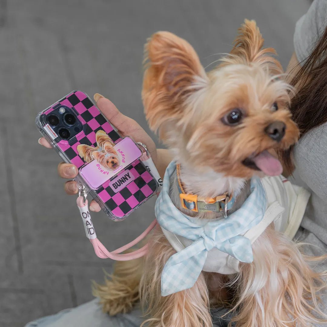 Custom Pet Phone Back Clip Lanyard - Gradient - Petsonalise