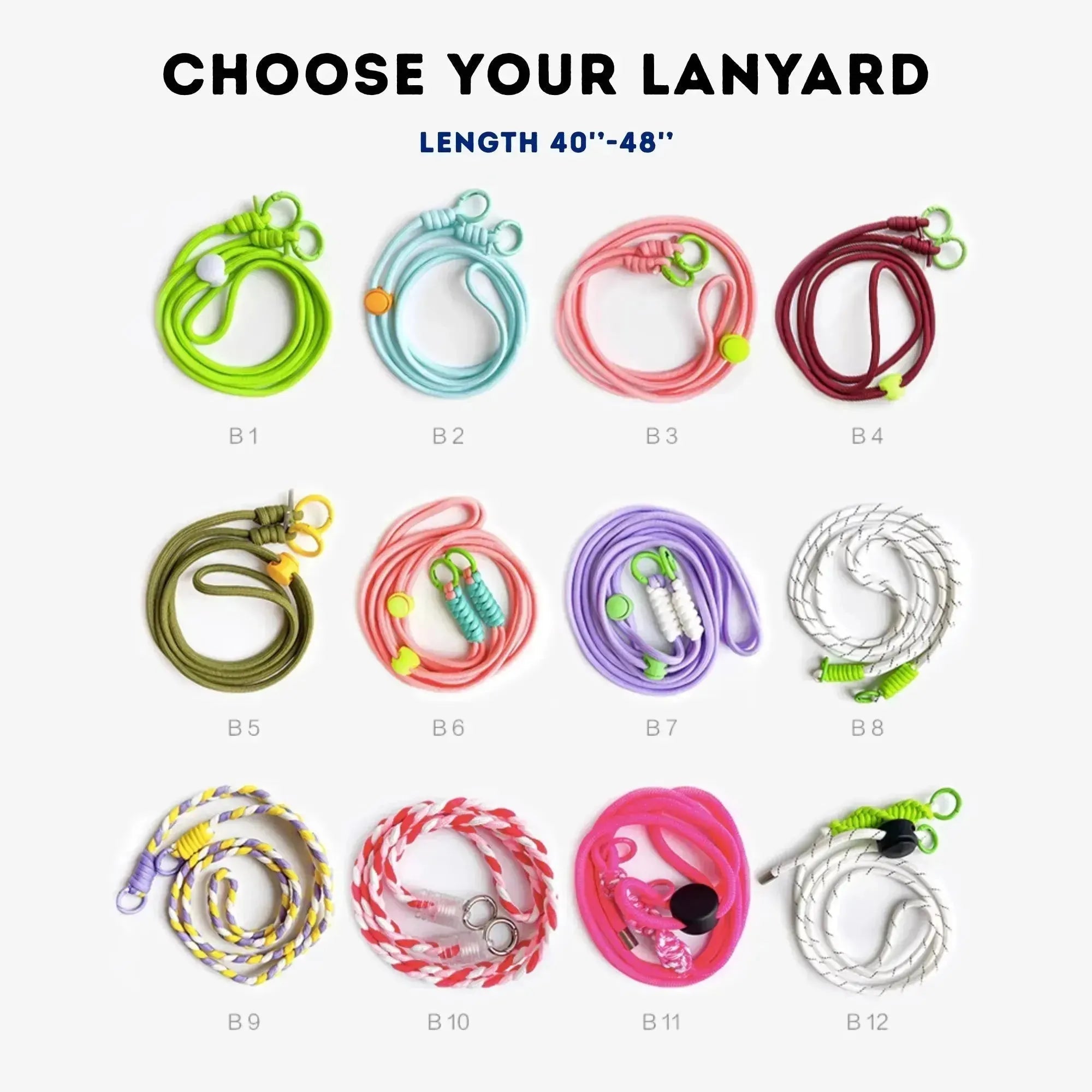 Custom Pet Phone Back Clip Lanyard - Gradient - Petsonalise