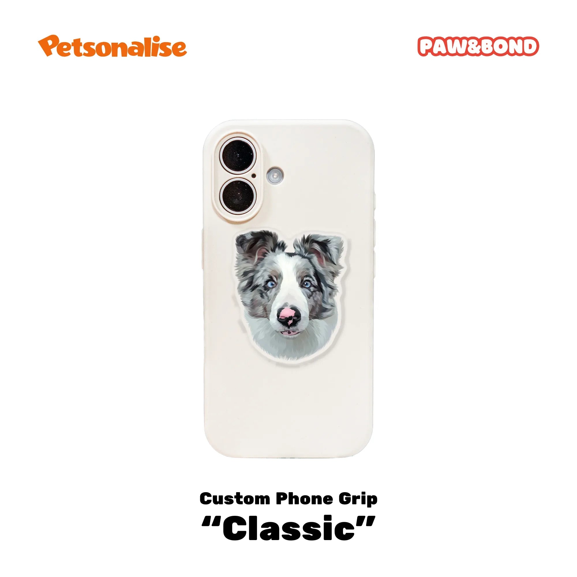 Custom Pet Phone Grip for MagSafe - Classic Collection - Petsonalise