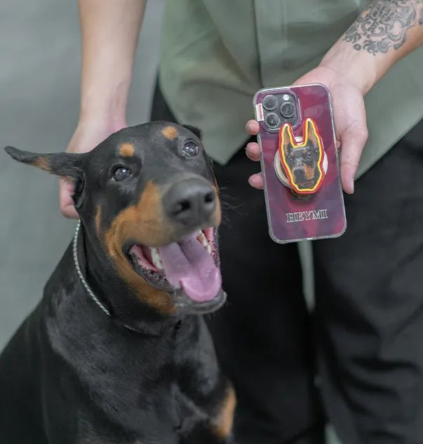 Custom Pet Phone Grip for MagSafe - Outline - Petsonalise
