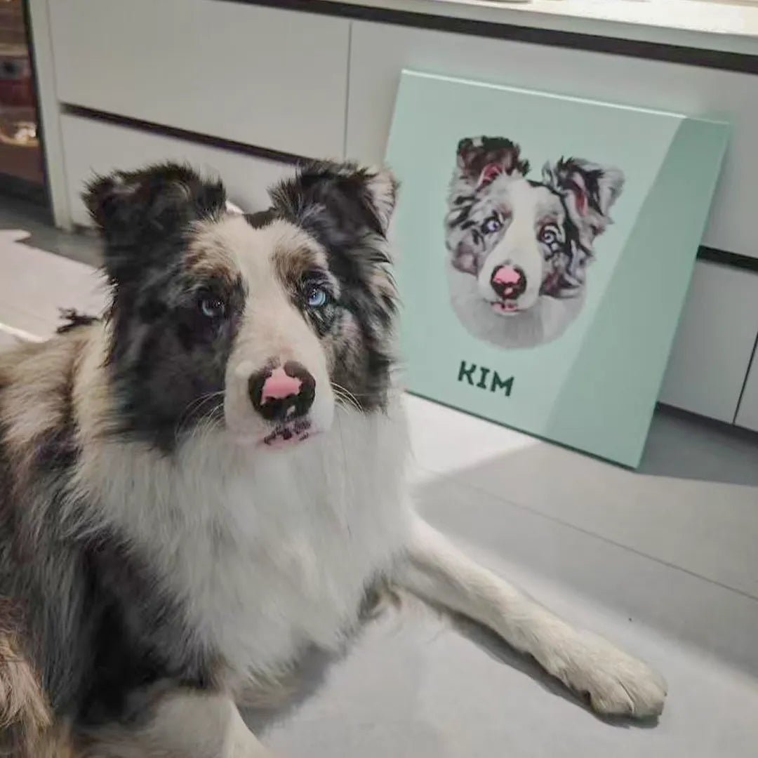 Custom Pet Portrait Canvas - Classic - Petsonalise