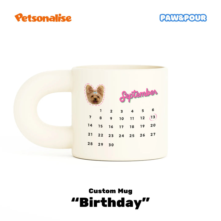 Custom Pet Chubby Coffee Mug - Birthday - Petsonalise