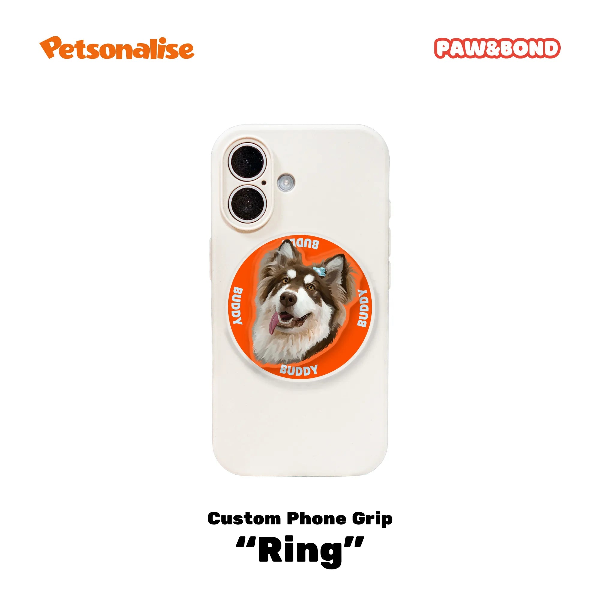 Custom Pet Phone Grip for MagSafe - Ring - Petsonalise